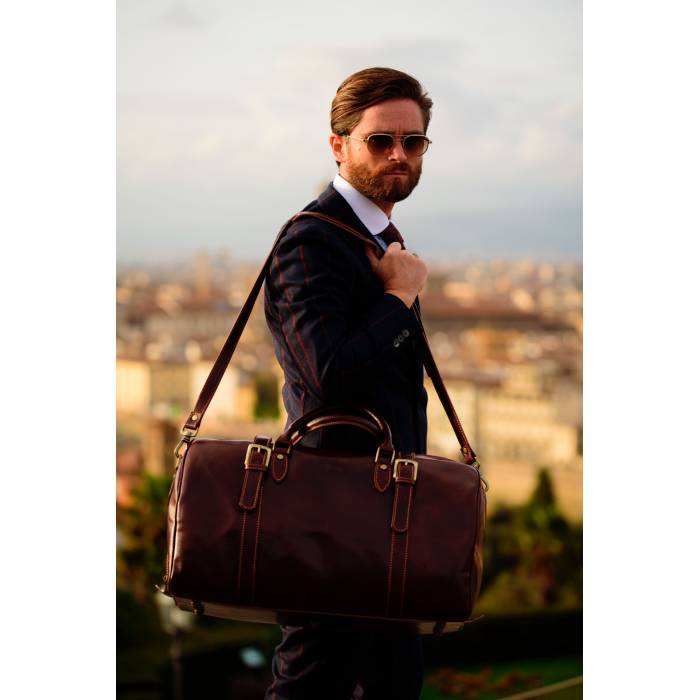 Fortunato Leather Travel Bag